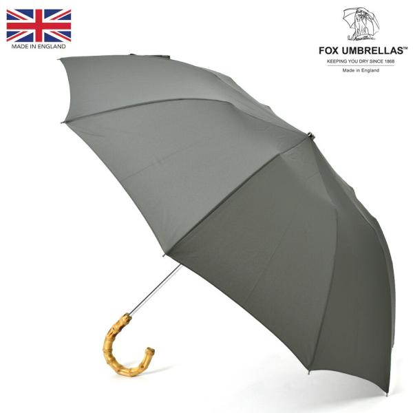 【並行輸入品】フォックスアンブレラズ 折りたたみ傘 雨傘 ライトグレー TEL4 メンズ FOX U...