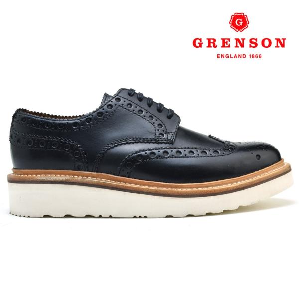 【並行輸入品】グレンソン アーチーV ブラック カーフ GRENSON ARCHIE V 11000...