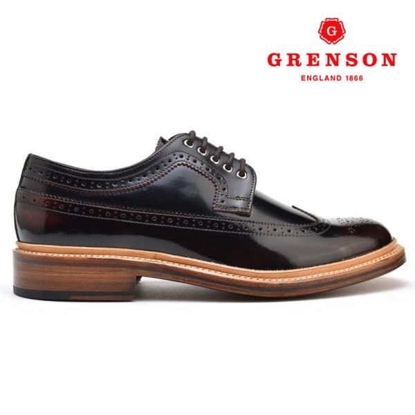 【並行輸入品】グレンソン シド バーガンディー ハイ シャイン GRENSON SID 110019...
