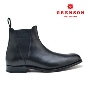 グレンソン ノーラン ブラック カーフ GRENSON NOLAN 110703 BLACK CALF 黒 英国製 革靴 メンズ｜cloudshoe