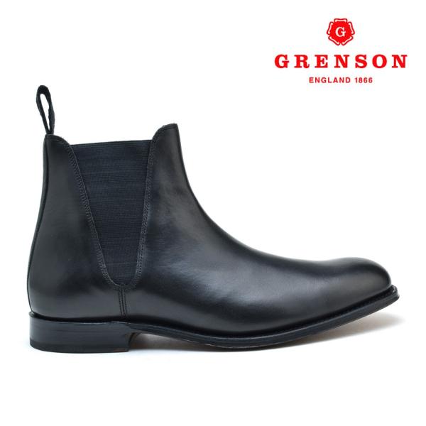 【並行輸入品】グレンソン ノーラン ブラック カーフ GRENSON NOLAN 110703 BL...