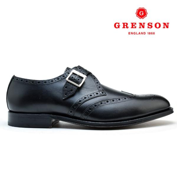 【並行輸入品】グレンソン バジル ブラック カーフ GRENSON BASIL 110993 BLA...
