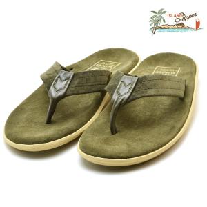 【並行輸入品】アイランドスリッパ リゾートサンダル ハワイ グリーン オリーブ スエード PT203SL レディース メンズ ISLANDSLIPPER