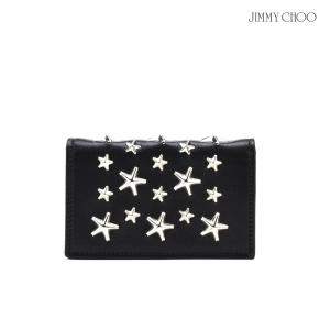 ジミーチュウ カードケース パスケース 名刺入れ スタッズ ブラック メンズ レディース 黒 JIMMY CHOO｜cloudshoe