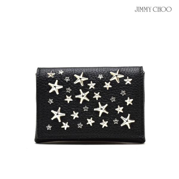 【並行輸入品】ジミーチュウ コインケース 小銭入れ ノビア スタースタッズ ブラック メンズ JIM...