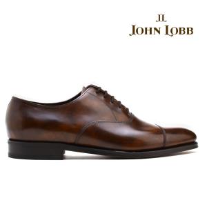 ジョンロブ シティ2 革靴 ドレス ビジネス オックスフォード 内羽根 パリジャン ブラウン メンズ JOHN LOBB CITY2｜cloudshoe