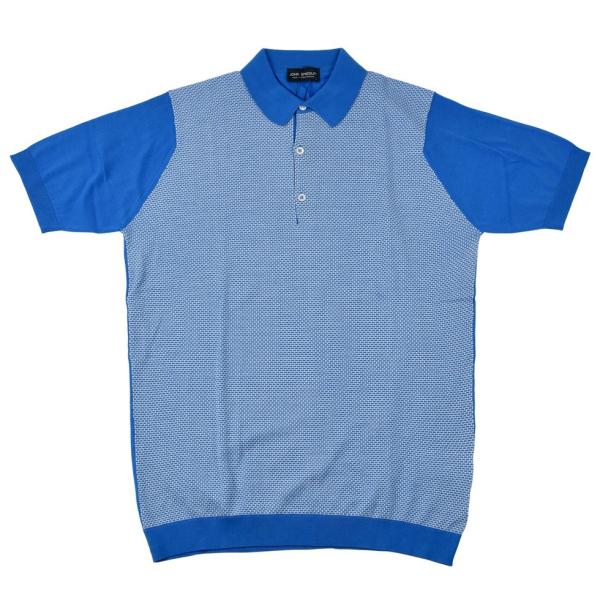 【並行輸入品】ジョンスメドレー ポロシャツ トップス 半袖 9041HORST ALPINE ブルー...