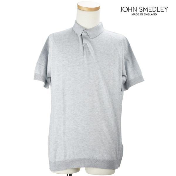 【並行輸入品】ジョンスメドレー ポロシャツ トップス 半袖 RHODES FEATHER グレー メ...