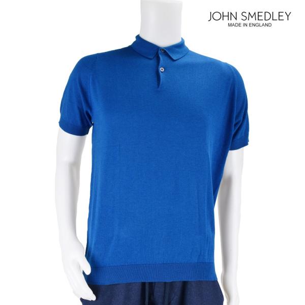 【並行輸入品】ジョンスメドレー JOHN SMEDLEY　ポロシャツ 9041 BLUE メンズ