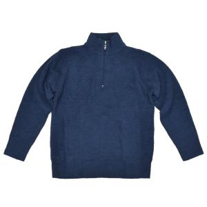 カシウェア Mens Half Zip Navy ネイビー メンズ スポーティ ルームウェア セレブ プレゼント ギフト｜cloudshoe