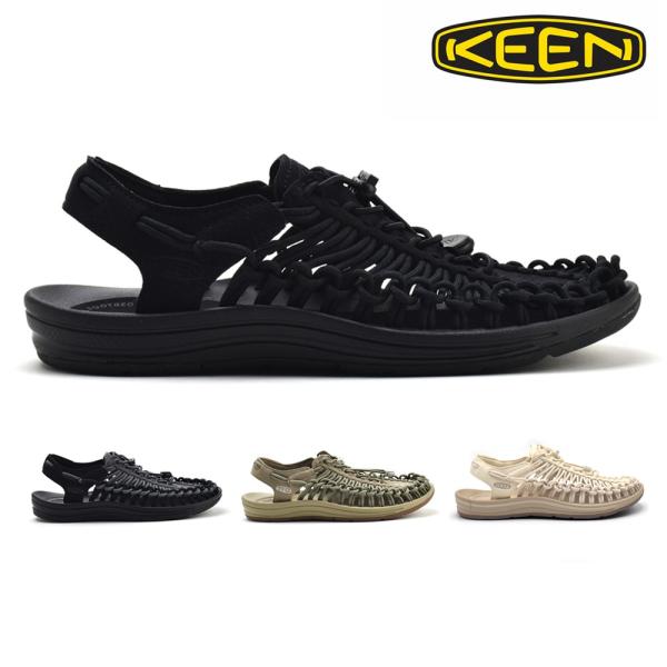 【SALE】キーン KEEN ユニーク メンズ サンダル スポーツサンダル ブラック グレー マグネ...