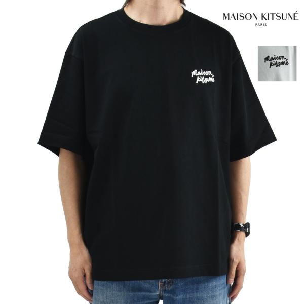 【並行輸入品】メゾンキツネ MAISON KITSUNE Tシャツ メンズ カットソー エンブロイダ...