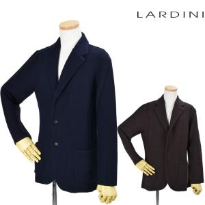 LARDINI ネイビー ウールテーラードジャケット 3つボタン LARDINI（ラルディーニ） 【並行輸入品】ラルディーニ テーラード