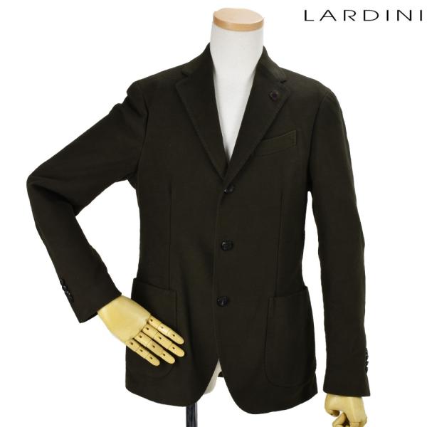 【並行輸入品】ラルディーニ テーラードジャケット 3つボタン コットン カーキ メンズ LARDIN...