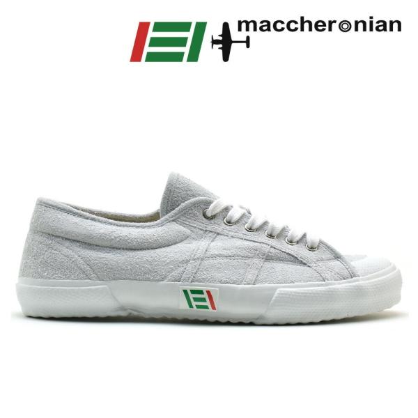 【並行輸入品】マカロニアン 1317S スウェード メンズ ホワイト WHITE スニーカー