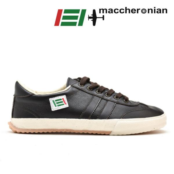 【並行輸入品】マカロニアン 2039L DARK BROWN ダークブラウン レザー メンズ スニー...