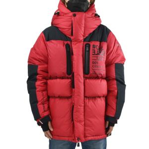 【並行輸入品】モンクレール ダウンコート メンズ アウター フード付き レッド 赤 PERFORMANCE&STYLE MONGNOD GIUBBOTTO MONCLER
