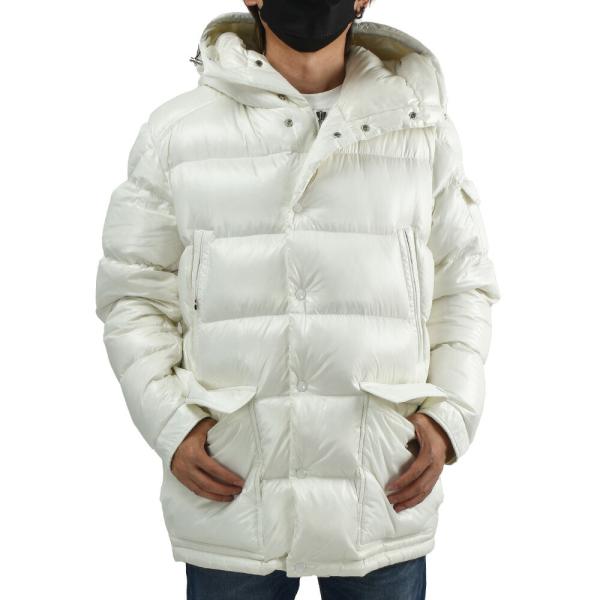 【並行輸入品】モンクレール ダウンコート メンズ アウター フード付き ホワイト 白 CHIABLE...