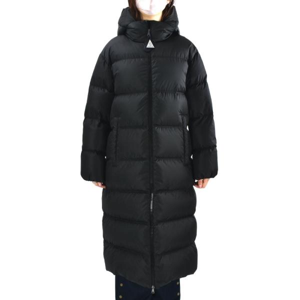 【並行輸入品】モンクレール ダウンジャケット レディース アウターフード付き ブラック 黒 CATC...