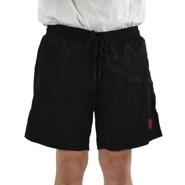 【並行輸入品】モンクレール スイムショーツ メンズ 水着 ショートパンツ スパイダーマン ブラック ...