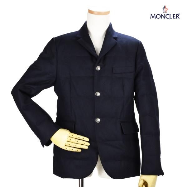 【並行輸入品】モンクレール テーラードジャケット メンズ ブレザー 3B ジャケット ダークネイビー...