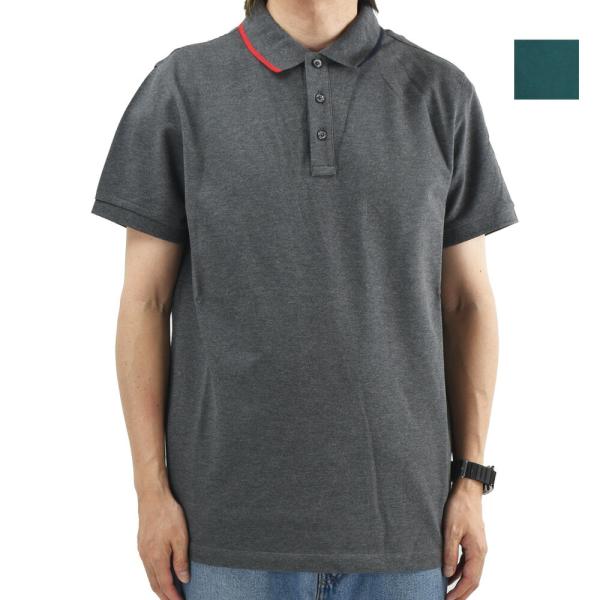 【並行輸入品】モンクレール MONCLER ポロシャツ メンズ 半袖 ロゴワッペン コットンピケ グ...