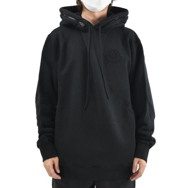 【並行輸入品】モンクレール GENIUS フーディー メンズ ダブルパーカー コットン ブラック 黒...