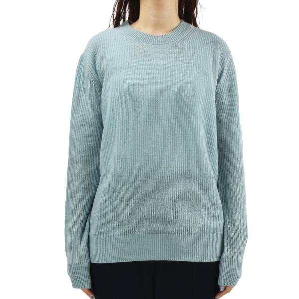 【並行輸入品】モンクレール ニット レディース セーター クルーネック ウール カシミヤ ロゴ ライ...