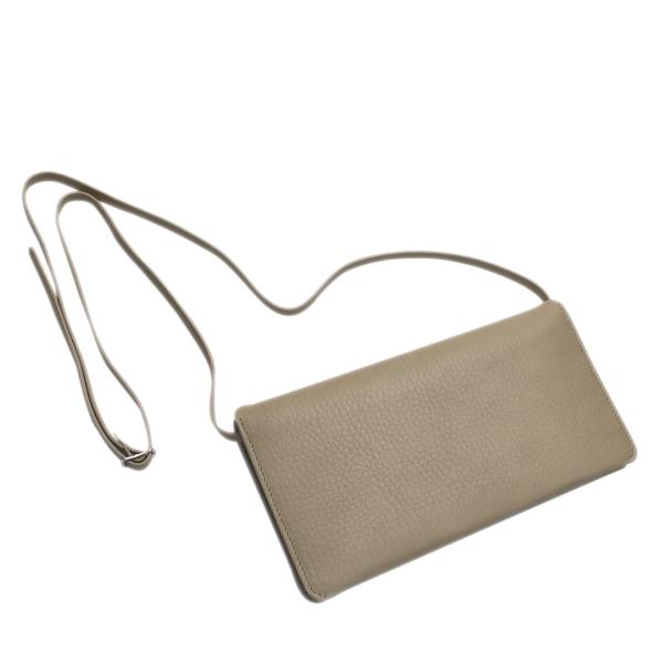 【並行輸入品】メゾンマルジェラ 二つ折り 長財布 ショルダーストラップ ベージュ 男女兼用 メンズ ...