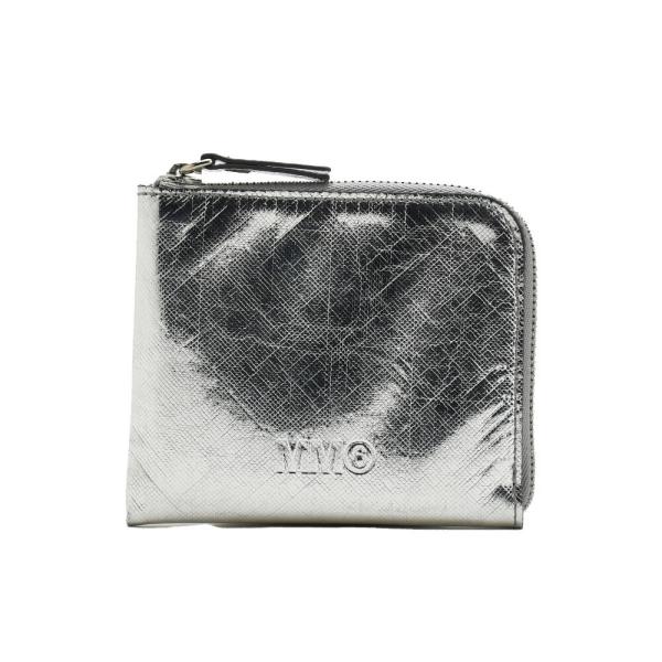 【並行輸入品】エムエム6 メゾンマルジェラ コインケース レディース 小銭入れ シルバー MM6 M...