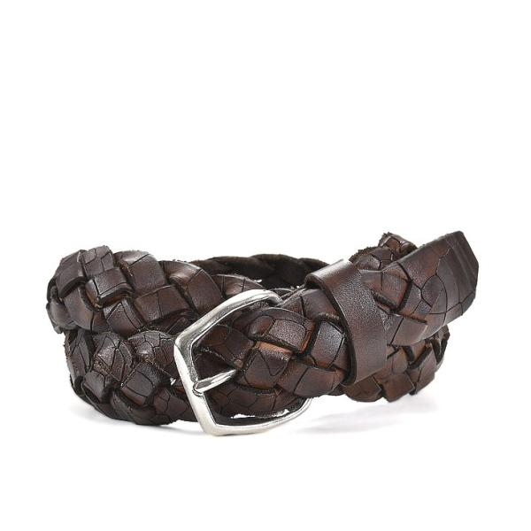 【並行輸入品】ミノロンゾーニ belt ベルト MRF169C048 BLACK BROWN NAT...