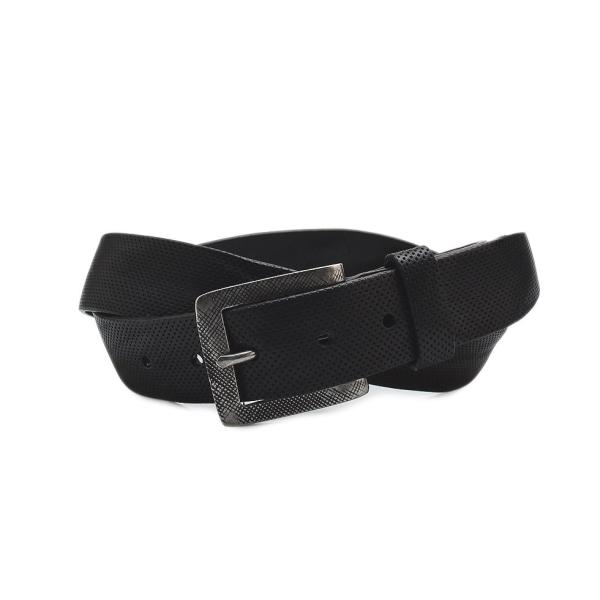 【並行輸入品】ミノロンゾーニ ベルト H.35 MRS164C085 C99 NERO メンズ レザ...