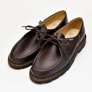 パラブーツ ミカエル チロリアンシューズ メンズ ローファー ドレス 革靴 ダークブラウン 715612  PARABOOT MICHAEL｜cloudshoe