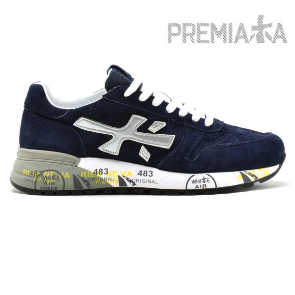 【並行輸入品】プレミアータ スニーカー ミック ローカット メンズ ネイビー PREMIATA MI...