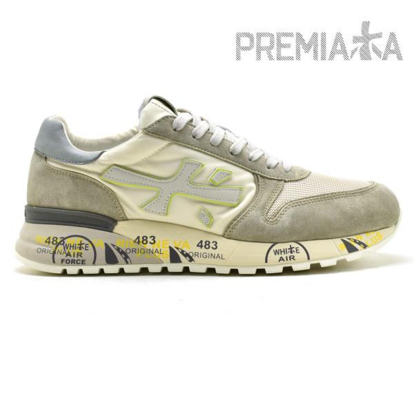 【並行輸入品】プレミアータ ミック ローカット スニーカー ベージュ メンズ MICK 4569