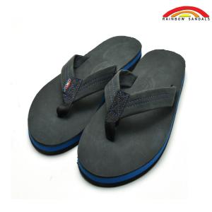 レインボーサンダルズ ビーチサンダル レザーサンダル メンズ ブラック 黒 301BLUE0 PBLK  RAINBOW SANDALS｜cloudshoe