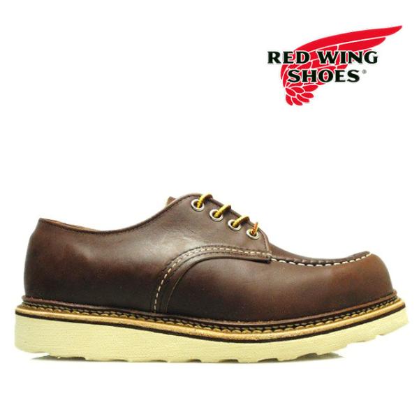 【並行輸入品】レッドウィング オックスフォード ワークブーツ ローカット ブラウン メンズ 8109