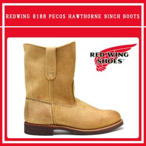 レッドウィング ペコス ウエスタン ワークブーツ ベージュ