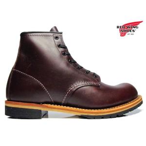 【並行輸入品】レッドウィング ベックマン ラウンド ワークブーツ ブラック チェリー フェザーストー...