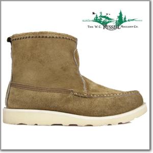 ベージュ スエード ラッセルモカシン シューズ RUSSELL MOCCASIN ラッセル モカシン ベージュ メンズ シューズ