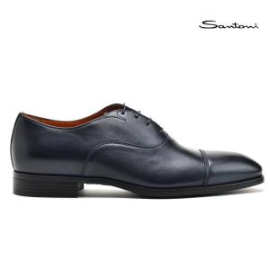 サントーニ ビジネス ドレス シューズ ストレートチップ 革靴 ブルー メンズ Santoni｜cloudshoe