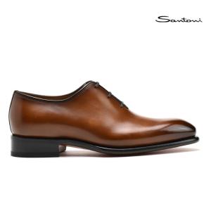 【SALE】サントーニ 革靴 ビジネスシューズ メンズ ドレス プレーントゥ 紳士靴 ブラウン 茶 16229 メンズ Santoni｜cloudshoe