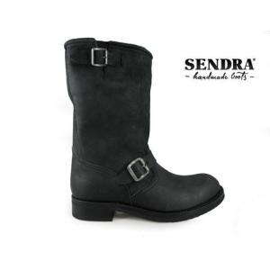 センドラ エンジニアブーツ ピノ 2944 ネグロ ブラック 黒 メンズ SENDRA｜cloudshoe