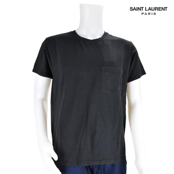【並行輸入品】サンローラン YSL 396675 Y2OP1 1000 T-SHIRT Black