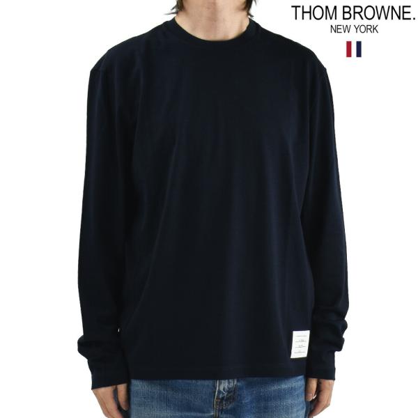 【並行輸入品】トムブラウン THOM BROWNE ロンT メンズ ウールジャージー 4BAR ロン...