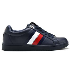 トミーヒルフィガー  スニーカー メンズ ローカットレクターン シューズ 靴 コートシューズ ダークブルー TOMMY HILFIGER LECTERN2｜cloudshoe