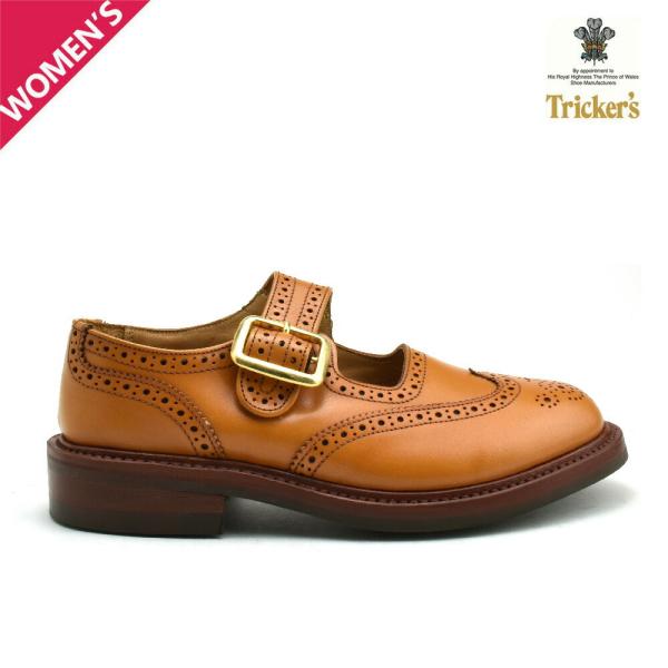 トリッカーズ ウイングチップ シューズ エイコン エーコン TRICKER&apos;S  BUCKLE BR...