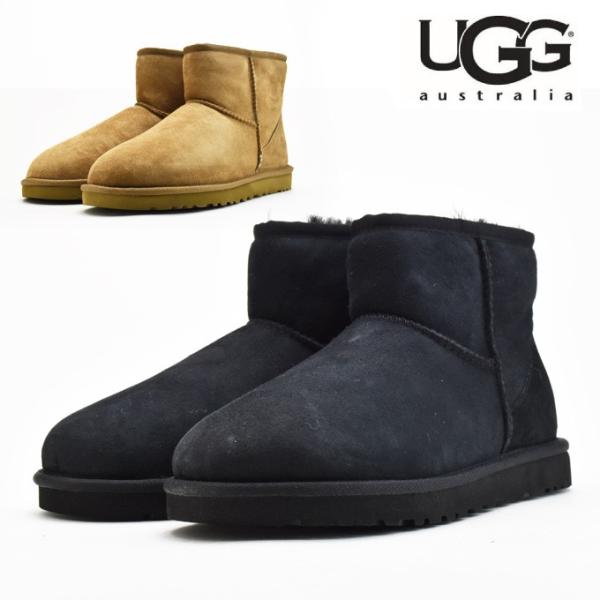 アグ UGG クラシッミニ ムートンブーツ メンズ シープスキン CLASSIC MINI 1002...