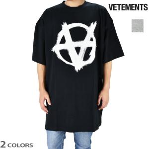 値下げ】VETEMENTS 21SS ANARCHY GOTHIC LOGO T-SHIRT ロゴ アナーキー