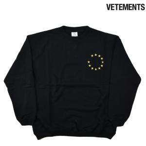 【SALE】ヴェトモン スウェット トレーナー バックプリント ブラック 黒 MADE IN EUROPE SWEAT メンズ VETEMENTS｜cloudshoe